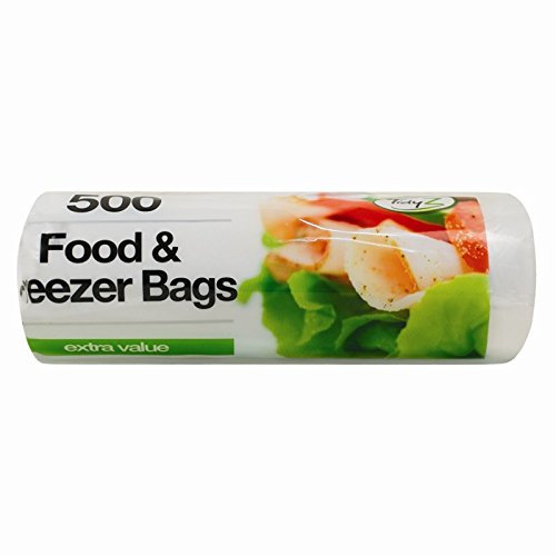 Food & Freezer bags 1000 2 packs of 500,16.5cm x 5cm x 5cm