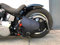 ORLETANOS Hades Black Schwingentasche kompatibel mit Harley Davidson Softail Schwinge schwarz Getränkehalter Tasche Motorrad Softail Heritage Bikertasche Echtleder Slim Starrahmen Rahmen
