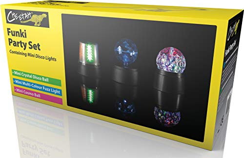 Cheetah Funki LED Party Set Containing Mini Disco Lights