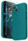 SURPHY Cover per iPhone 13 con Vetro Temperato (6,1), Custodia per iphone 13 Silicone con Protezione Fotocamera, case protezione Completa,Antiurto, Morbida Microfibra Antigraffio (Teal Blue)