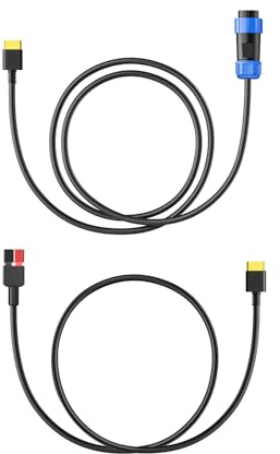 BLUETTI Wohnmobilkabel 12V/30A, Luftfahrtstecker auf XT60-Kabel und XT60 auf SPC45 (Anderson-Stecker) Kabel, kompatible Powerstation EP500/EP500Pro