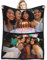 GLIKW Personalisierte Fotodecke mit eigenem Foto Und Text, Super Weich Flanell Collage Kuscheldecke Geschenke für Vater, Mutter, Kinder, Haustiere, Freunde oder Paare(2 Fotostil-1, 150×200cm)