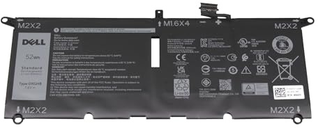 G7GV0 Original Dell Batterie 52Wh pour Inspiron 13 (5390), 14 (7490)