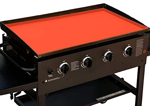 Teksome Silikon-Grillmatte | Silikon-Schutzmatte für Black-Stone | Silikonmatte in Lebensmittelqualität für Grillplatten und Grills im Freien, 17/22 Zoll