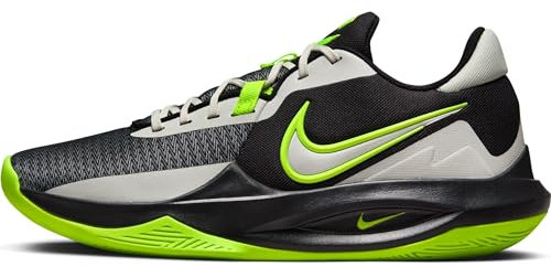 Nike Herren Precision Vi Basketballschuh, Schwarz Volt Segel, 44.5 EU