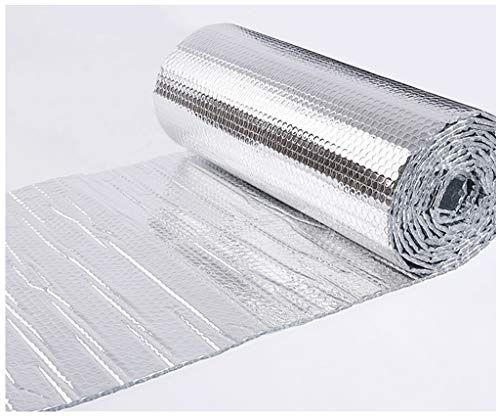 Thermo-Folie Folien-Blase Isoliertapete Wand Isolierung Selbstklebend Aluminium Strahlt Die Wärme Heizkörpers Isolierfolie Thermisch Dient Als Wärmedämmung, Kälteschutz, Verdunklung (Size : 1mx9m)