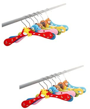Alipis 10 STK Kinder Kleiderbügel Kinderzimmer Kleiderständer Kinderzimmer Hängeregal Kleiderständer Aus Holz Kleiderbügel Für Kleinkinder Kinderzimmer Hängen Baby Hosenständer Hölzern