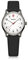 WENGER Montre pour femme City Sport Ø 34 m, fabriquée en Suisse, à quartz analogique, étanche jusqu'à 50 m, bracelet en silicone, blanc/noir, lanière