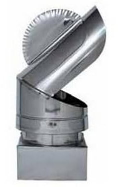 1PEZZO FUMAIOLO GIREVOLE PAPPAGALLO ZINCATO Quadrato cm. 37x37