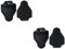 BCOATH 2 Paar Lookdelta Cleat Selbstsichernde Pedalschiene Siehe Stollenabdeckungen Abdeckungen Für Fahrradstollen Cleat-hülse Fahrradpedalabdeckung Cleat-Protektoren Black Weiches Gummi