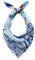 CODELLO Nickituch aus Seide mit Patternmix Farbe blau