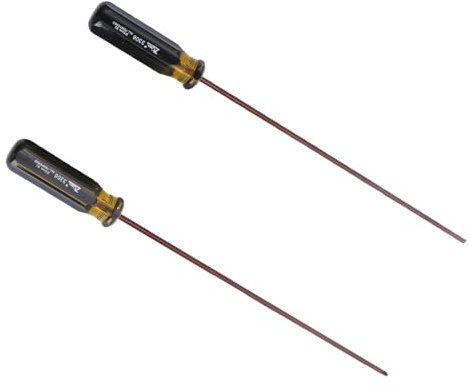 SEWACC Lot De 2 Tournevis Fins Plats Longs Difficiles À Atteindre Tournevis Longs Tournevis À Long Manche Tournevis À Tête Plate Longue Tournevis À Long Manche