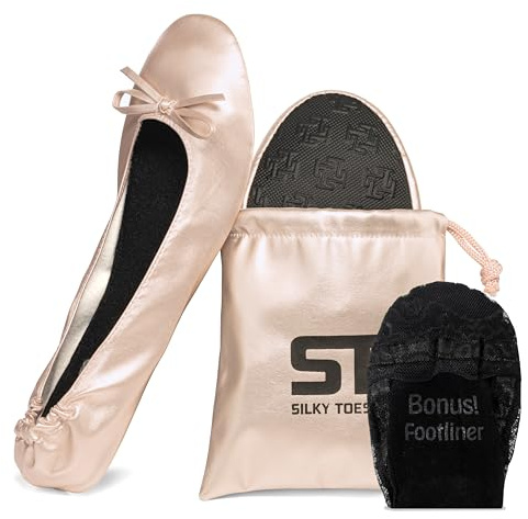 Silky Toes Women's Silky Toes Foldable FlatsSlipper