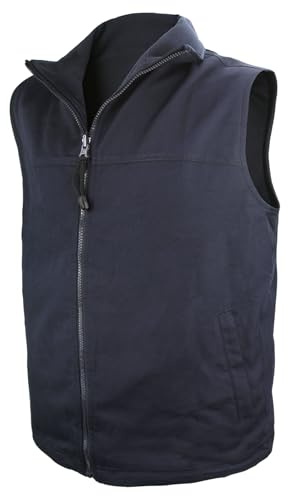 Vivikivi Lightweight Fleece Gilet for Men, Men’s Body Warmers | Reversible Casual Vest, Fleece Lined Outerwear Gilets Sleeveless Jacket for Leisure Golf Travelling