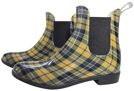 A2Z Ladies Waterproof PVC Ankle Chelsea Wellington Boots UK 3-8