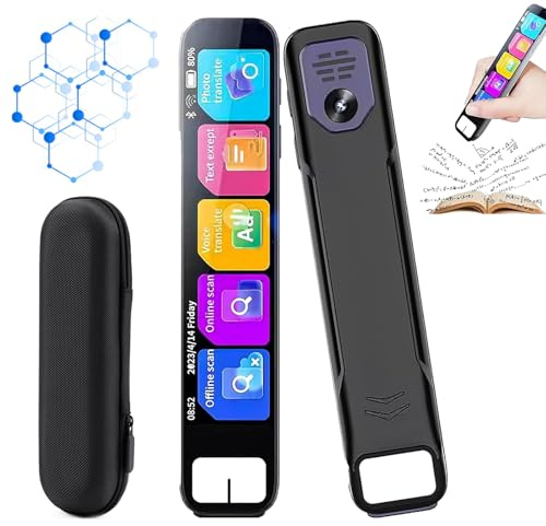 , 2025 Upgrade Smart AI Scanning Pen, 0,5 s schnelle Identifizierung, sofortige KI-Antworten mit 99% Genauigkeit, Offline-Übersetzung, HD-Touchscreen, Lesestift für Mathematik