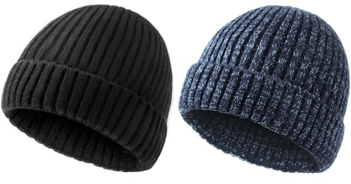 DRESHOW Gorro Bebe Invierno Gorro Lana Niño Sombreros Unisex de Punto Suave para Niños y Niñas Gorros Cálidos para Niños de 2-8 Años
