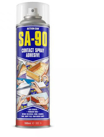 Action Can 1847 Model SA-90 Industrial Contact Adhesive, 500 mL Aerosol