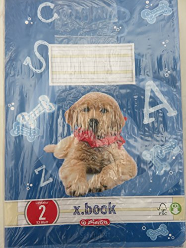 Herlitz Heft A5, 2. Schuljahr, Lineatur 2, holzfreies weißes Papier, 80 g/m², 32 Blatt, 5 Stück