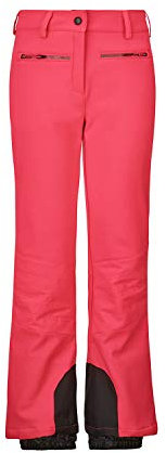 Killtec Maura Jr Pantalon de ski pour fille avec protection des bords et jupe pare-neige Corail fluo Taille M