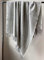 JOWOLLINA Wolldecke Plaid mit Fransen 100% Schurwolle (130x200 cm, Uni Anthrazit Melange)