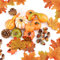 Cojoy 70 pcs Thanksgiving Dekoration Set, künstliche Ahornblätter, kleine Eicheln, Tannenzapfen und Kürbis für Herbst, Halloween Home Draussen Party Dekoration