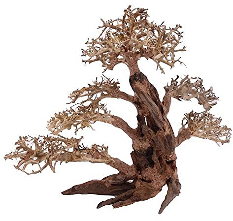 XXL Bonsai Baum Nr.13019 Wurzel Holz Aquarium Deko Aquascaping Bonsaibaum Dekoration Landschaft Moos Natur