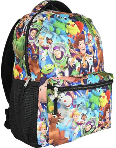 Toy Story Rucksack für Kinder | Woody, Buzz Lightyear Bookbag für Kleinkinder, Jungen, Mädchen | Offiziell lizenzierte Pixar Backpacks für Spielzeug