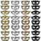 FEQO 32 Stück Maskerade Venezianische Maske Vintage Antik Masken Retro Maskerade Masken für Männer Frauen Karnevals Halloween Kostüm Party