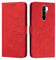EATCYE Kompatibel mit Xiaomi Redmi Note 8 Pro Hülle, Klapphülle Xiaomi Redmi Note 8 Pro Premium PU Leder Brieftasche Schutzhülle [Kartenfach][Ständer], Handyhülle für Xiaomi Redmi Note 8 Pro (#Rot)