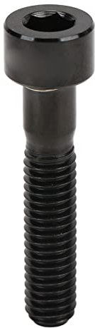 Keenso Risiko Steuersatz Stem Top Befestigungsschraube M6 X 30 Mm Säulenkopf Fahrrad Stem Bolt Schraube Titanlegierung für Fahrradreparatur (Schwarz)