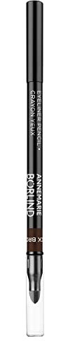 ANNEMARIE BÖRLIND AUGEN EFFECTIVE NATURAL BEAUTY Eyeliner Pencil Black Brown (1 g) - Einfaches Verblenden, Geschmeidige Mine, Ohne Mineralölderivate und Mikroplastik, Vegan
