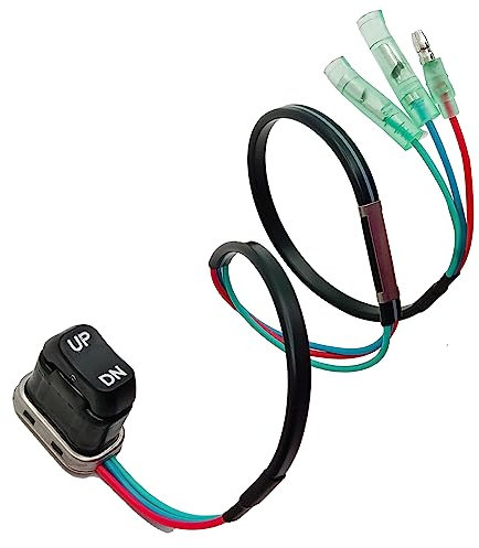 87-18286A43 Interrupteur d'inclinaison de rechange pour boîtier de télécommande hors-bord Mercury Mariner, interrupteur de garniture de bateau remplace 87-16991A1, 87-18286A2, 87-18286A26