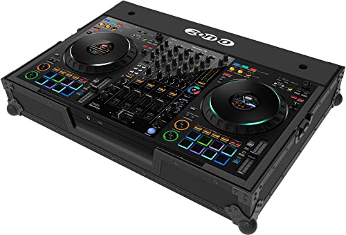 Zomo Flightcase P-DDJ-FLX10 NSE – kompatibel mit Pioneer DJ DDJ-FLX10 – DJ Equipment Case 770 × 530 × 207 mm – Schwarz – Robustes Sperrholz