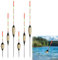 Recitem Floats Fishing Floats Light Floats Fishing Floats Set Fishing Floats Light Floats with Battery Fishing Floats Fishing Float Set Floats Fishing Floats (6 Pieces)