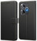 SineOrdo Funda para Xiaomi Poco F6 5G Carcasa, Libro Xiaomi Poco F6 5G Funda Piel con Tapa Trajetero Móvil Case Suave Cuero Flip Wallet - Negra