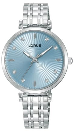 LORUS Damen Analog Quarz Uhr mit Edelstahl Armband RG257XX9