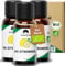 Emma Grün® Bio Zitronenöl Ätherisches Öl [100% Naturrein] - Zitronen Öl 3x 30ml - Ätherisches Öl Zitrone - Ätherische Öle Bio Naturrein - LEBENSMITTELQUALITÄT - Essential Oil Made in Greece