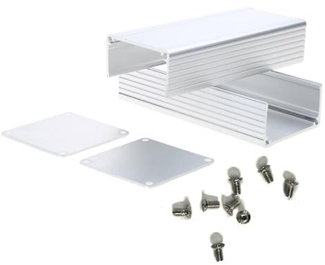 SANRLO Extruded Project Enclosure Metal Electric Box Aluminum Power Amplifier Chassis 3.94x1.81x1.81in(LxWxH)