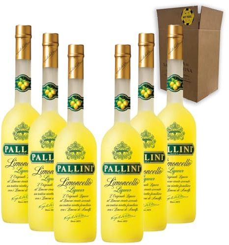 Limoncello Pallini - Celebra los momentos especiales con el licor perfecto Pack 6-70cl