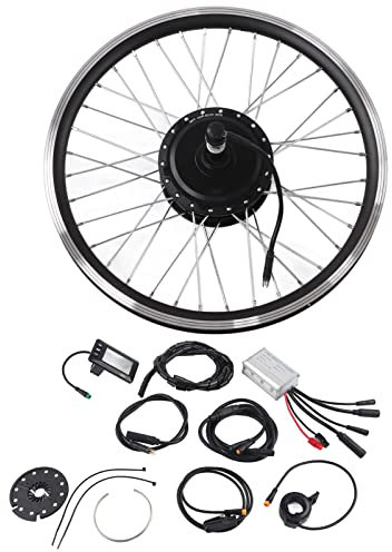 Tbest Elektrofahrrad-Umrüstsatz, 20-Zoll-Hinterrad 36V 250W Elektrofahrrad-Nabenmotor-Controller LCD-Display-Kit