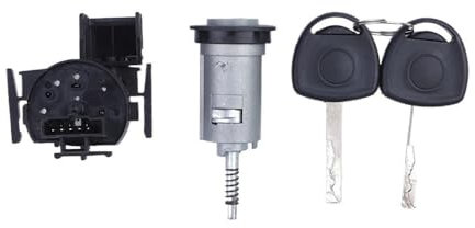 BWBVHRHZY 0914861 90511999 Zündschloss Schalter Starter 09115863 9115863 914861 Fit for Opel Vauxhall Combo Corsa C Meriva Mki Tigra Twintop(A set)