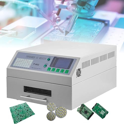 Reflow-ofen, T962 Automatische Reflow-lötmaschine 180 X 235 Mm Professionelle Tragbare Infrarot-heizstrahler-lötmaschine Mit Heißluftzirkulation Für Das Prüfen Von PCB-SMT-löten