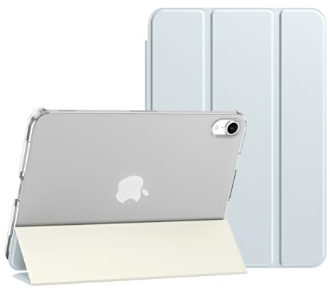 Smart Case for iPad Mini 6/7 (8.3, 2021/2024) – Slim Cover with Auto Sleep/Wake (White)