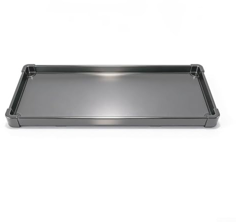 Aluminium Alloy Shoe Storage Drawer Kick-to-Open Black No-Drill Install Space-Saving Modular Tray Easy-Clean for Under Cabinet Baseboard Use Organiser Rack