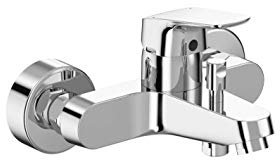 mitigeur bain douche - okyris - mural - chromé - porcher d0576aa