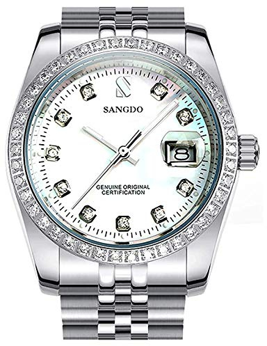 Luxury Men's Automatic Watches Fashion Automatic Self Wind Watch Stainless Calendar Window Water Resistant Wrist Watch Gold Outdoor, Business Style, Gifts