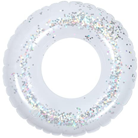 BESPORTBLE Klar Schwimm Schwimmring Aufblasbare Pool Float Schwimmring Wasser Party Zubehör für Erwachsene Männer Frauen - 60 cm / Zoll
