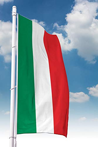 Deitert Bundesland-Flagge NRW – 120x300 cm NRW-Flagge im Hochformat, Hissfahne aus reißfestem Polyester, NRW-Fahne mit Doppelsicherheitsnaht gesäumt
