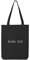 OwnDesigner Ähm nö Jute Einkaufstasche Baumwolltasche Waschbar mit Aufdruck Stofftasche Motive Beutel Jutebeutel (A900 464 Schwarz)